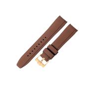 NRERDMT Silicone Watch Accessories Compatible With Omega And Swatch Collaboration Watchband MoonSwatch Series 20mm Black Dark-Blue White Brown Strap(Dark Brown-GD-K14,22mm)
