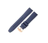 NRERDMT Silicone Watch Accessories Compatible With Omega And Swatch Collaboration Watchband MoonSwatch Series 20mm Black Dark-Blue White Brown Strap(Dark Blue-RS-K14,22mm)