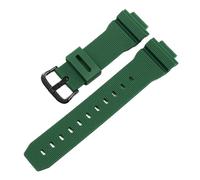 NRERDMT Watch Band Compatible With Casio G-Shock GM-2100 GM-S2100 GA-2100 GM-5600/GA5600 Silicone Watch Strap Men's Sports Bracelet(Green black)