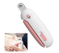 Nretluo Cat Claw Clippers, 1 Pcs Pink Cat Nail Clippers, Multifunctional Cats Nail Clipper with Safety Guard, Prevents Over-Trimming, Suitable for Kittens, Puppies and Small Pets (Pink)