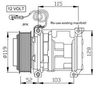 NRF 32660 Air conditioning compressor