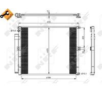 NRF 350050 Air conditioning condenser