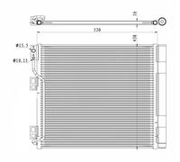 NRF 350327 Air conditioning condenser