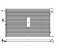 NRF 350462 Air conditioning condenser
