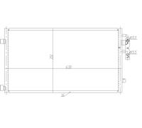 NRF Air Conditioning Condenser fits BMW I3 2013 on