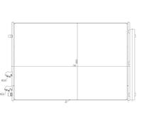 NRF 350477 Condenser, air conditioning for MAN,VW