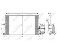 NRF 35183 Air conditioning condenser