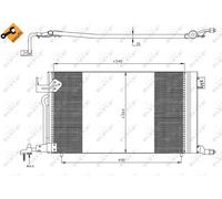 NRF Air Conditioning Condenser 35304