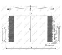 NRF 35342 Air conditioning condenser