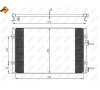 NRF 35384 Air conditioning condenser