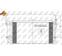 NRF Air Conditioning Condenser 35429 – Hyundai Santa Fe (D4EA 2.0L, 2001–2006)