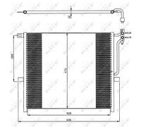 CONDENSER AIR CONDITIONING 35468 FOR BMW X3/E83/SAV N46B20B 2.0L 4cyl X3 E83