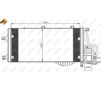NRF 35531 Air conditioning condenser