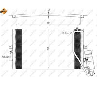NRF 35558 Air conditioning condenser