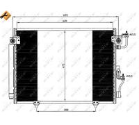 NRF 35619 Air conditioning condenser