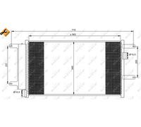 CONDENSER AIR CONDITIONING 35751 FOR IVECO DAILY/Platform/Chassis/SCUDATO/III