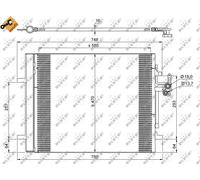 NRF 35884 Air conditioning condenser