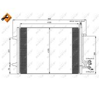 NRF 35904 Air conditioning condenser