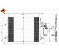 Air Con Condenser fits VOLVO S80 Mk2 2.0 2.0D 13 to 16 AC Conditioning NRF New