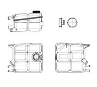 NRF 454015 Coolant expansion tank