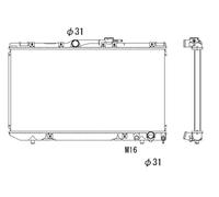 NRF 503964 Radiator, engine cooling for TOYOTA