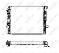NRF 50587 Engine radiator