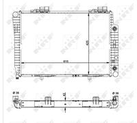 NRF 51281 Engine radiator