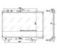 NRF 516511 Engine radiator