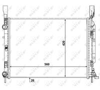 NRF 53003 Engine radiator