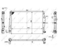 NRF 53114 Radiator, engine cooling for ALFA ROMEO