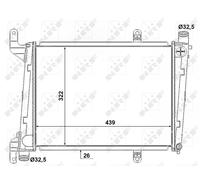 NRF 53193 Engine radiator