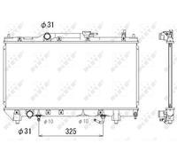 NRF 53278 Engine radiator