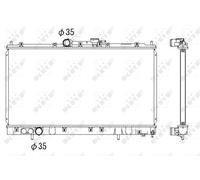 NRF 53312 Engine radiator