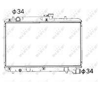 NRF 53351 Radiator, engine cooling for SUZUKI