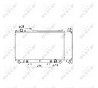 NRF 53584 Engine radiator