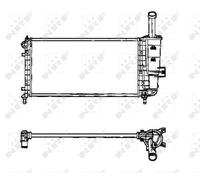 NRF Engine Radiator 53605 – Fits FIAT Punto, Hatchback/Van (51714679)