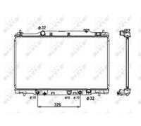 NRF 53679 Engine radiator