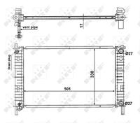NRF 56134 Engine radiator