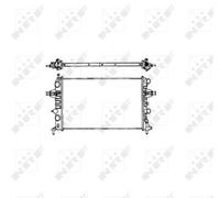 NRF 58176 Engine radiator