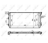 NRF 58339 Engine radiator