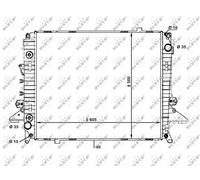Radiator fits LAND ROVER DISCOVERY Mk3, Mk4 2.7D 04 to 18 NRF LR021778 PCC500061