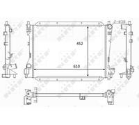 NRF 59050 Engine radiator