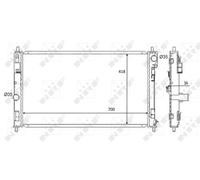 NRF 59089 Engine radiator