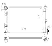 NRF 59263 Engine radiator