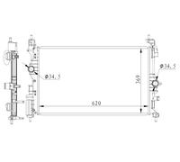 NRF 59272 Cooler, drive battery for OPEL,VAUXHALL