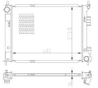 NRF 59315 Cooler, drive battery for HYUNDAI,KIA