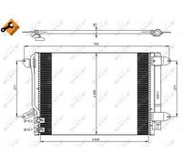 NRF Air-con Condenser - 350028
