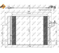 NRF Air-con Condenser - 350052