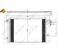 NRF Air-con Condenser - 350064