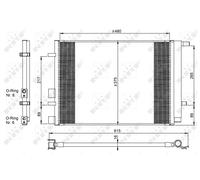 NRF Air-con Condenser - 350095
